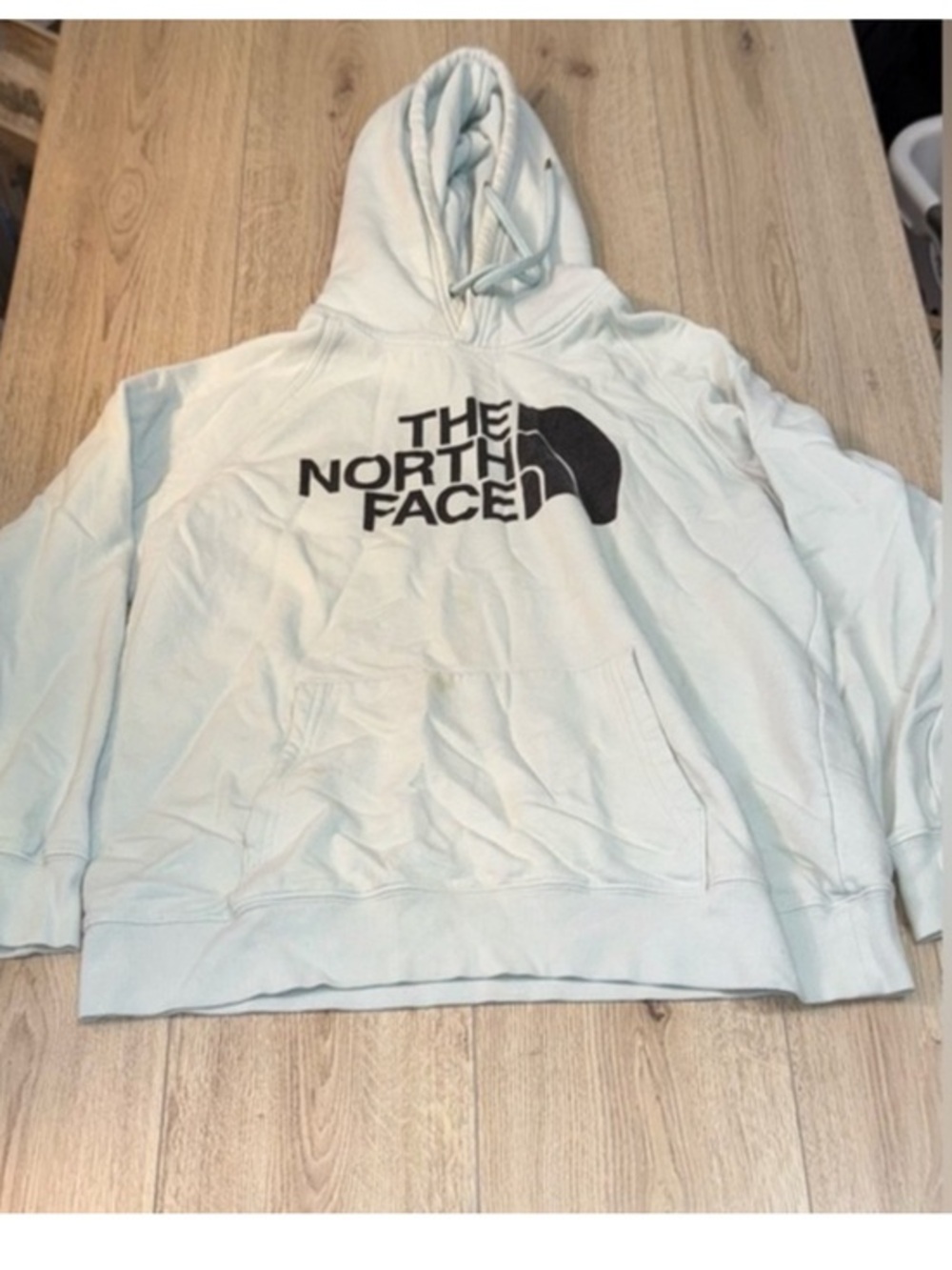The north face blue hoodie sweatshirt hooded sweater